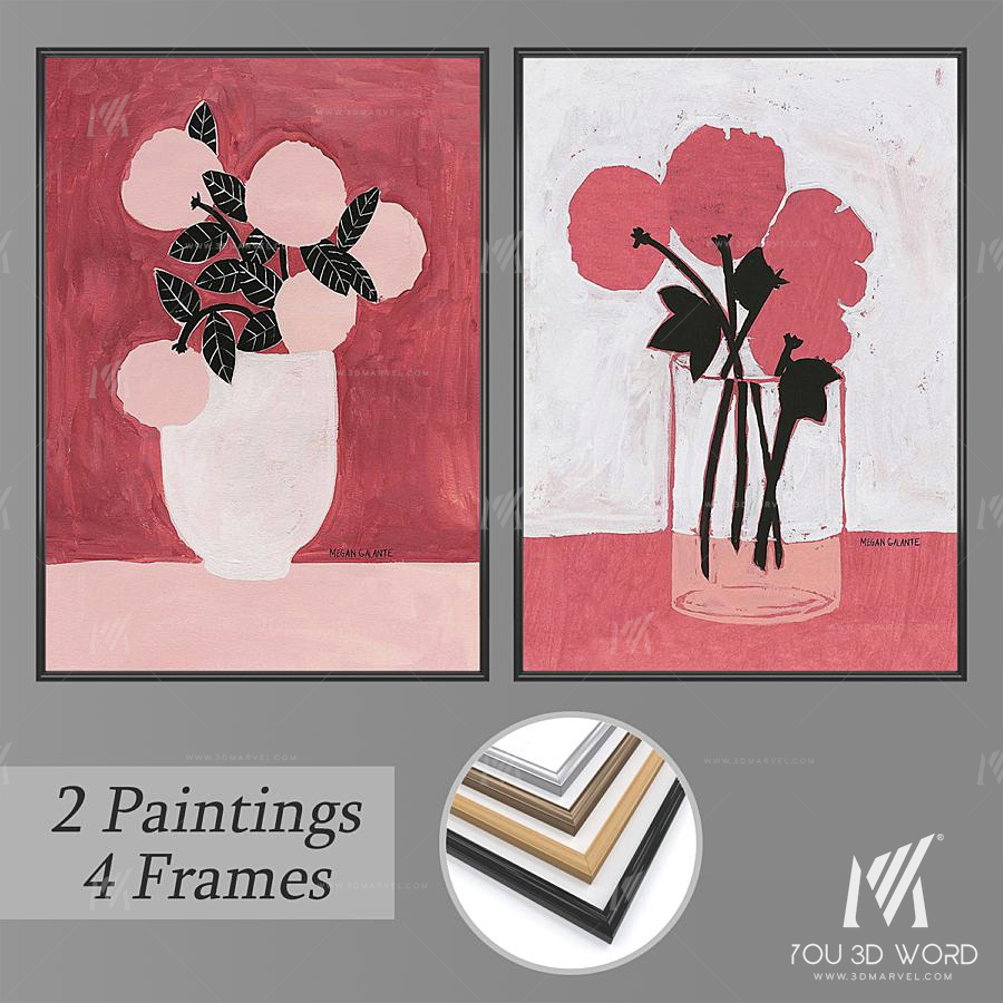 Set of wall paintings No 1799